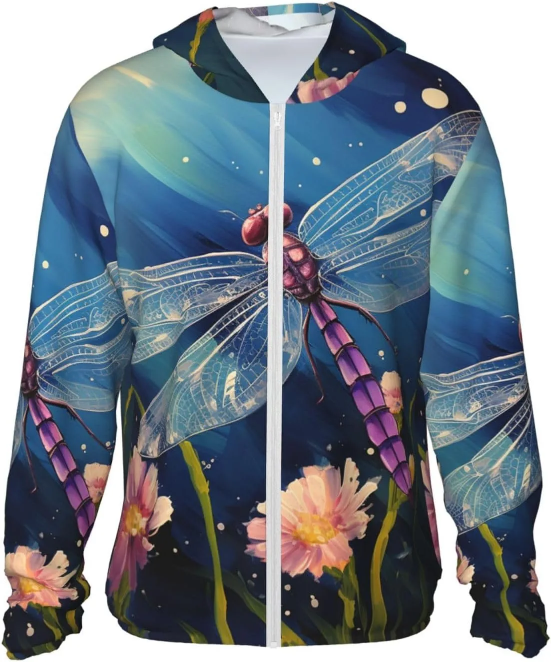 

UPF 50+ худи с защитой от солнца и принтом "Floral Dragonfly" HCBPWVQA