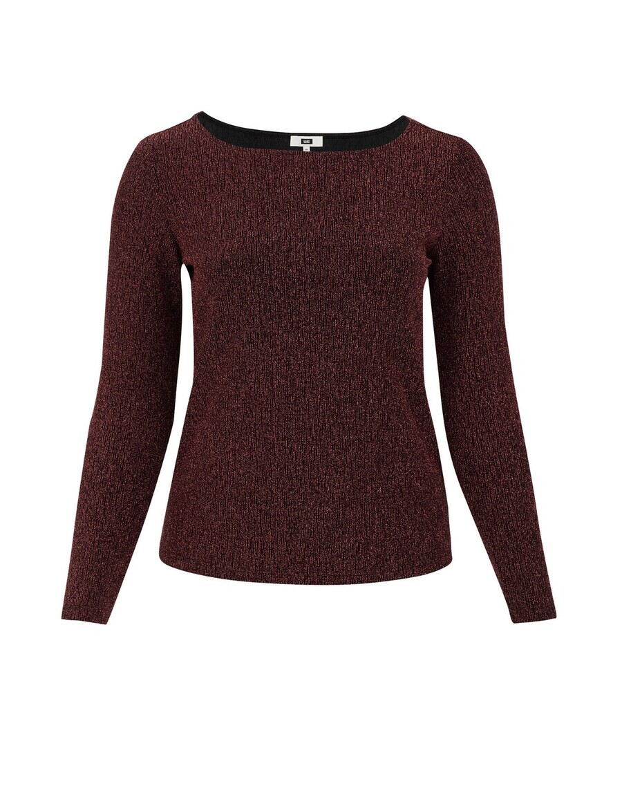 

Лонгслив WE Fashion Shirt, бордовый