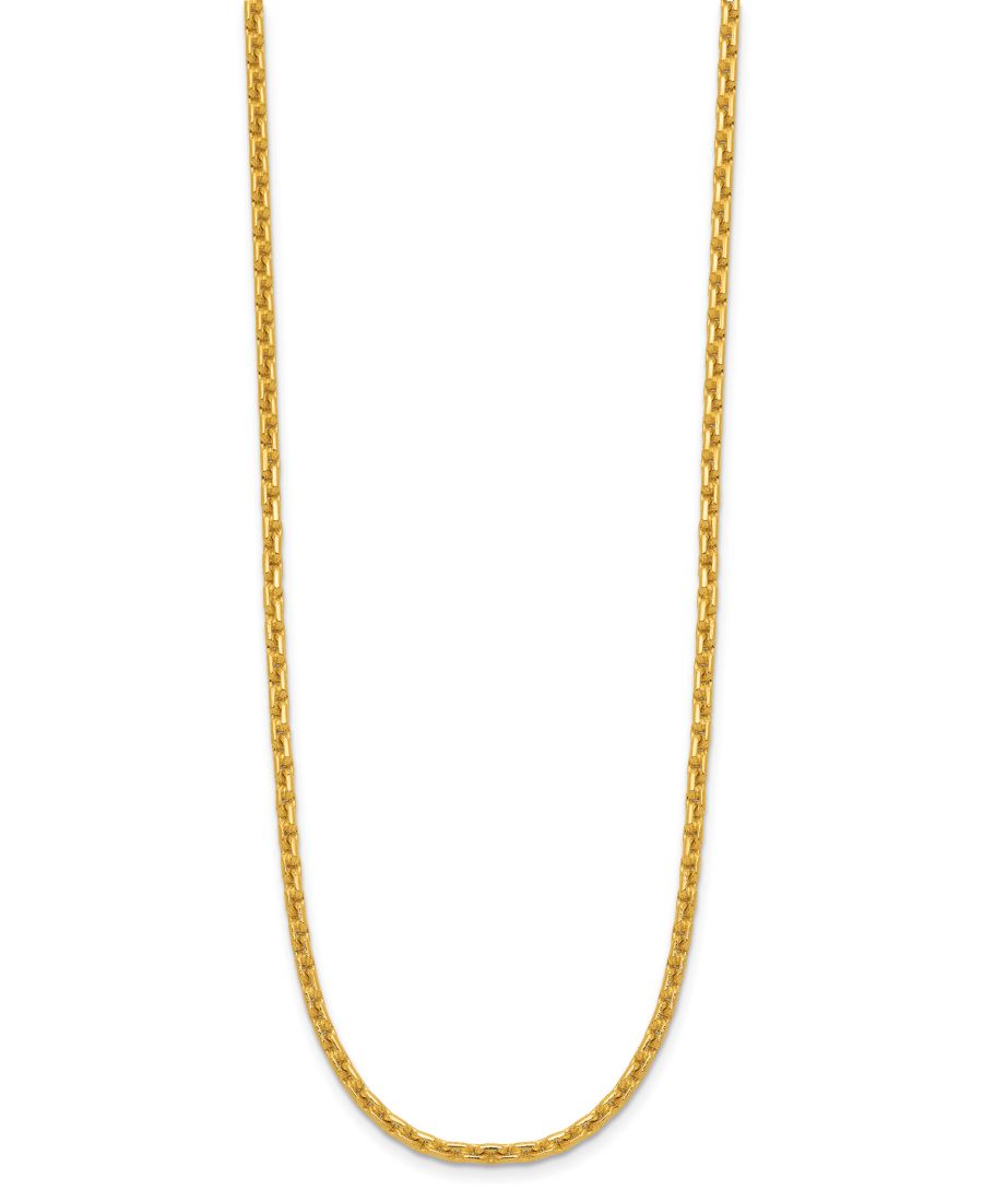 

Колье с цепочкой из 24-каратного желтого золота Macy's, Yellow