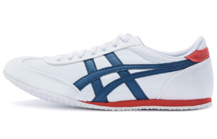 

Кроссовки Machu Racer Lifestyle унисекс с низким верхом белого/синего/красного цвета Onitsuka Tiger, Красный, Кроссовки Machu Racer Lifestyle унисекс с низким верхом белого/синего/красного цвета Onitsuka Tiger