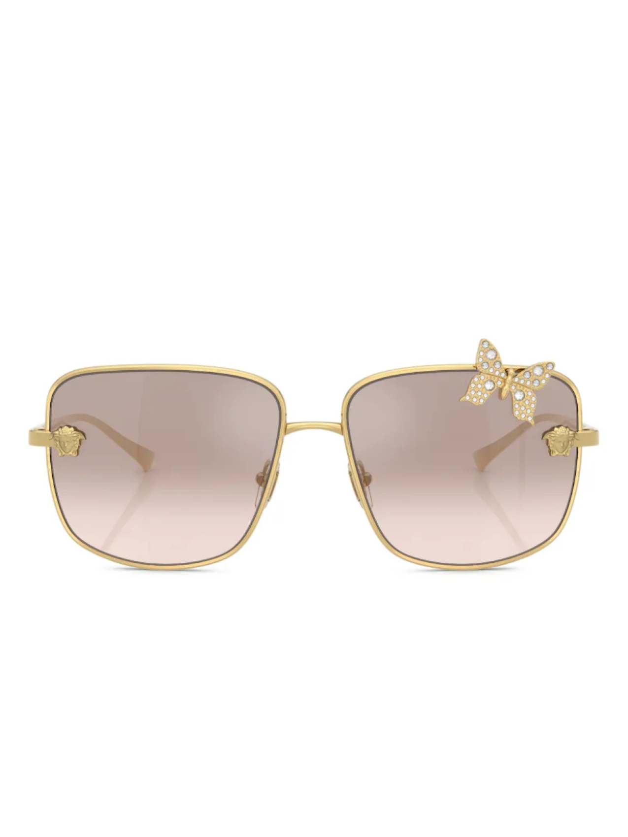 

Солнцезащитные очки с логотипом Versace Eyewear, золотой