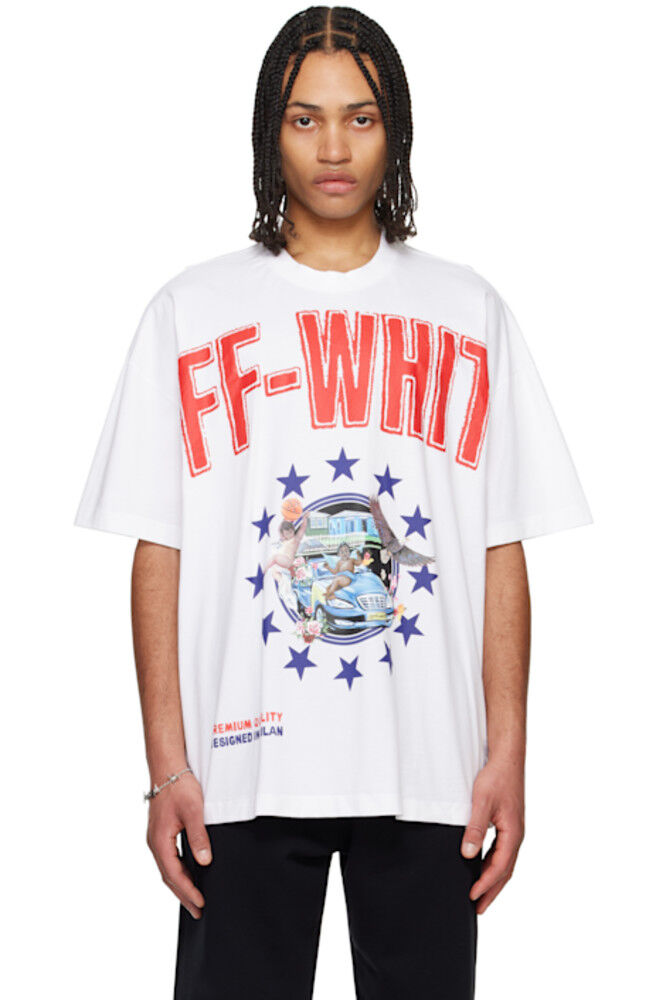 

Белая футболка Fresco Star Off-White