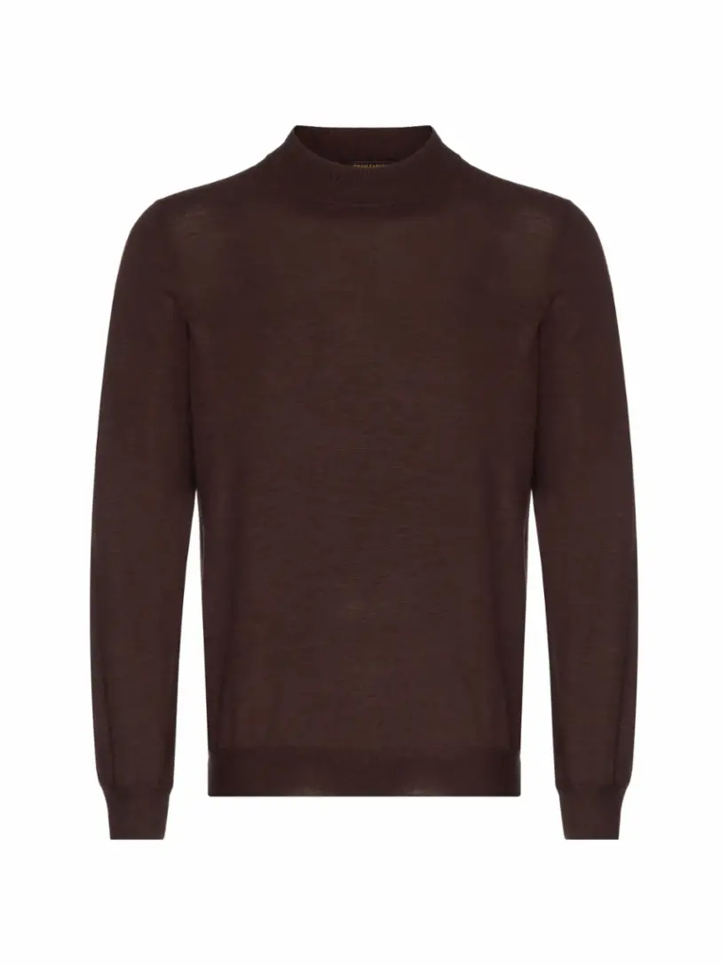 

Шерстяная водолазка Gran Sasso, коричневый