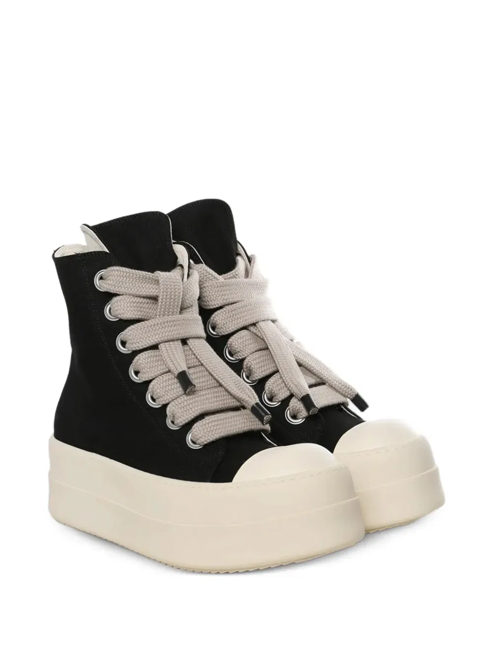 Высокие кроссовки на платформе Rick Owens Drkshdw, черный — фото 2