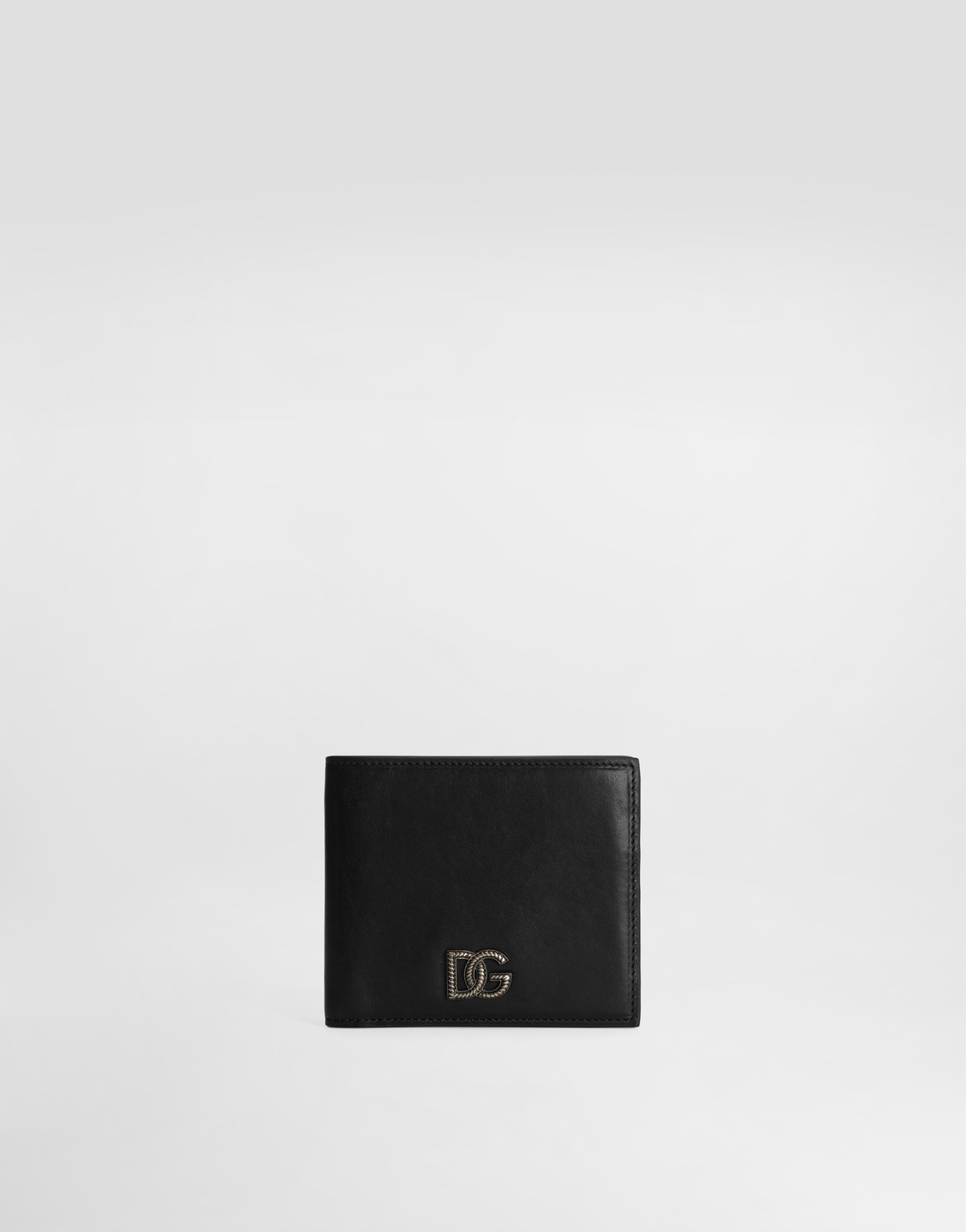 Кошелек из телячьей кожи tempesta Dolce & Gabbana, черный