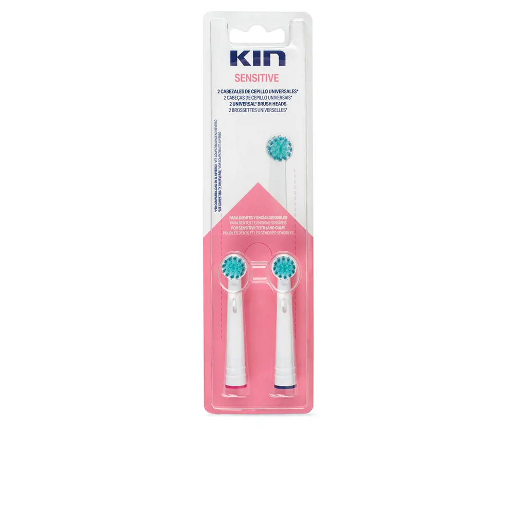 

Зубная щетка Kin sensitive cabezal cepillo eléctrico universal Kin, 2 шт.
