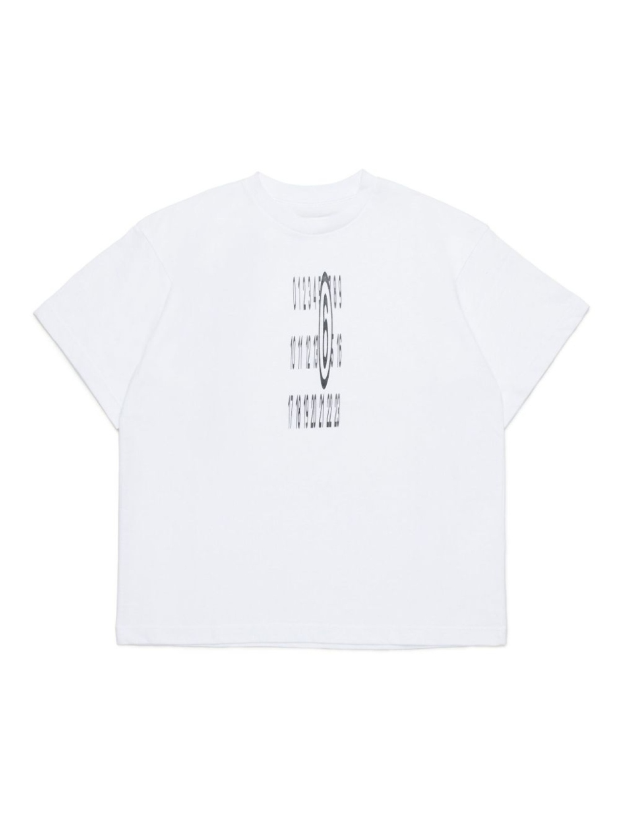 

MM6 Maison Margiela Kids футболка Numbers, белый