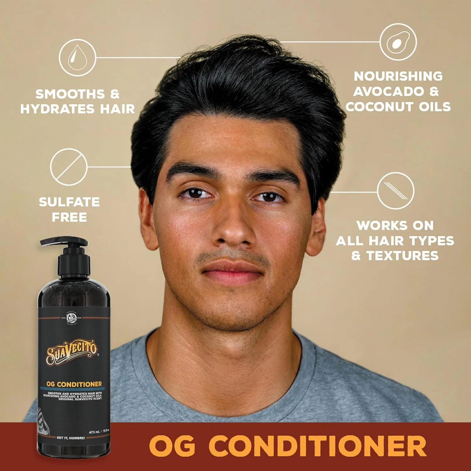 Набор Suavecito Hair & Body Essentials из 4 предметов - включает в себя помаду для укладки, увлажняющее мыло для тела, увлажняющий шампунь и питательный кондиционер. — фото 4