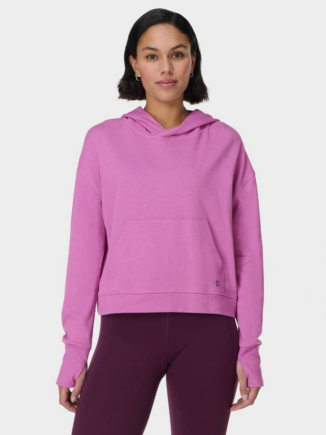 

Толстовка после занятий из органической хлопчатобумажной смеси Sweaty Betty, цвет Allium Pink