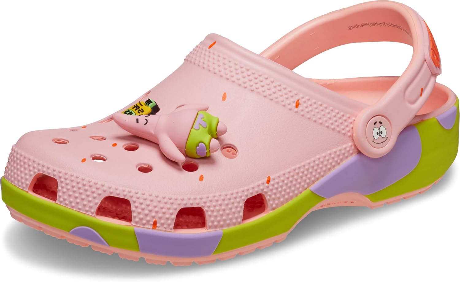 

Сабо для взрослых унисекс SpongeBob SquarePants Классические сабо Crocs, 11 Women/9 Men Patrick Melon