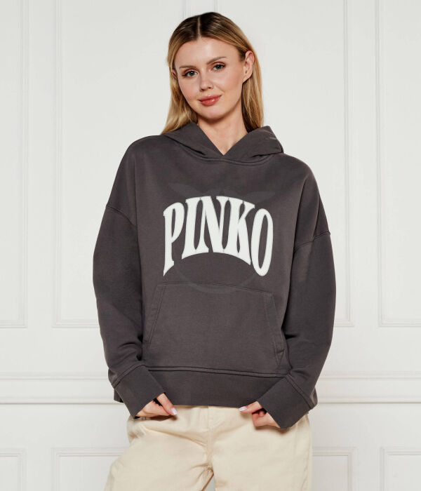 

Джемпер макамба Oversize fit Pinko, серый