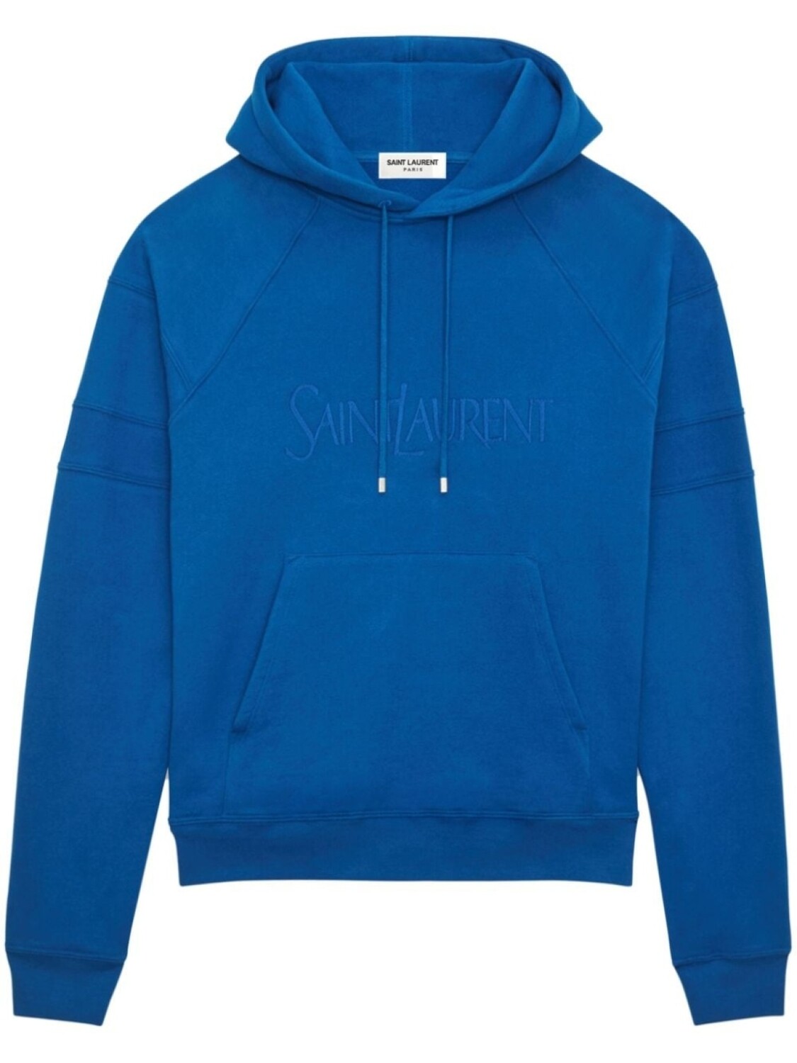 

Saint Laurent худи с вышитым логотипом, синий