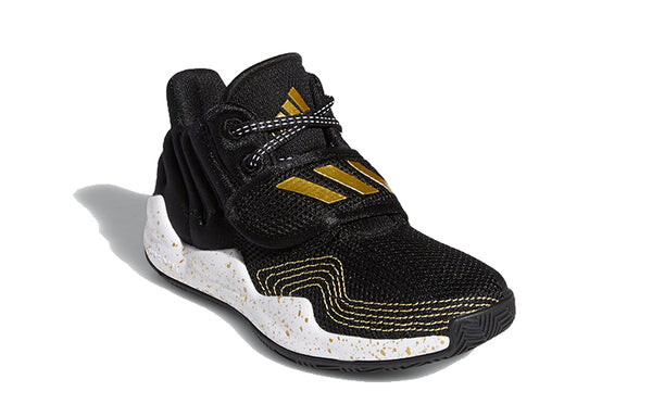 Кроссовки deep threat золотистые Adidas, черный — фото 3