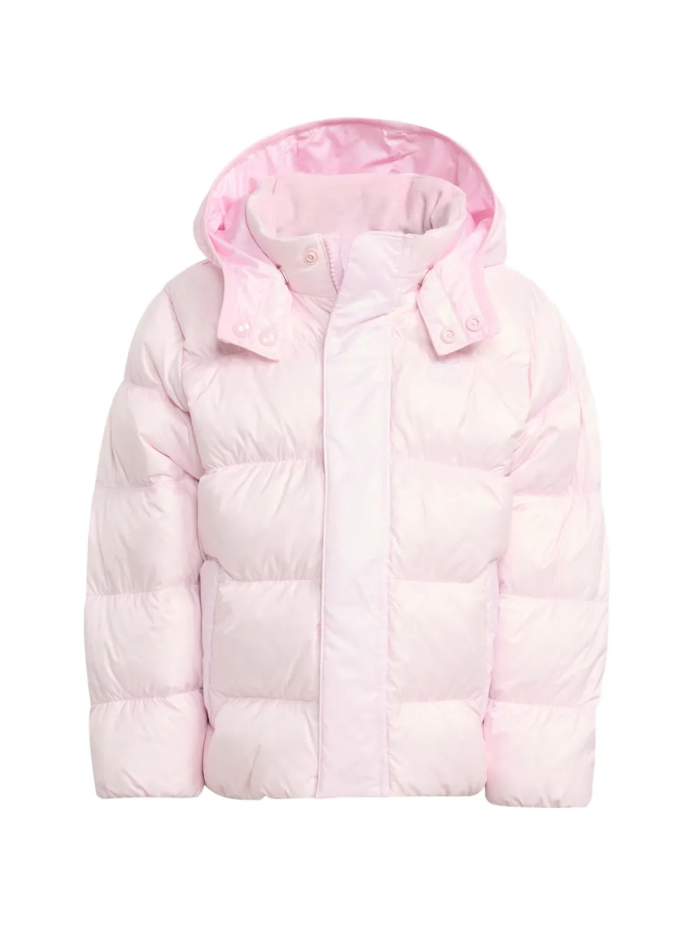 Стеганая куртка с капюшоном Adidas Kids, розовый — фото 2