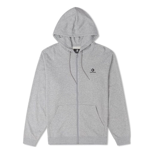 

Куртка go-to chuck patch classic fit full zip jacket 'grey' Converse, серый