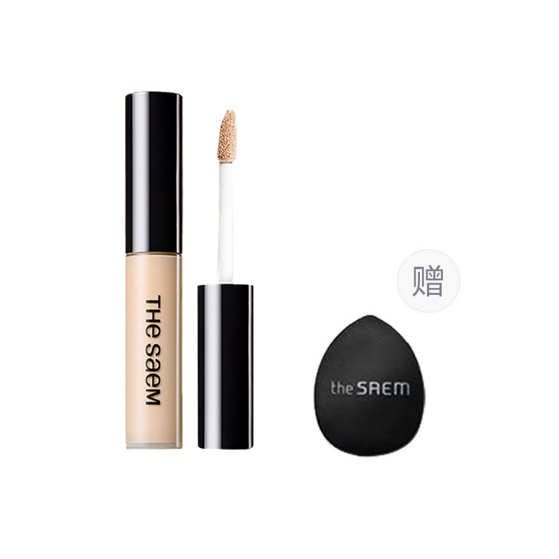 

Стойкий сияющий консилер для коррекции тона кожи, подходит для всех типов кожи, 6,5 г The Saem, size 1.25 bright бежевый(suitable for fair skin with желтый undertone skin)