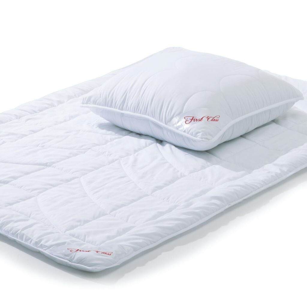 

Одеяло First Class Duo 1x 135x200 + 1x80x80 PES микрофибра 600/600г+1200г стежка зоны тела CelinaTex