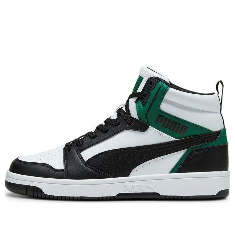 

Кроссовки PUMA Rebound v6 'Black White Green', черный