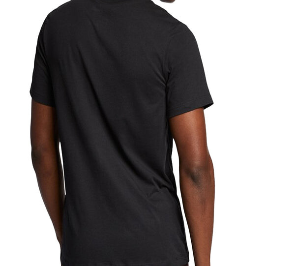Футболка dri-fit running quick dry breathable athleisure casual sports short sleeve black Nike, черный — фото 4
