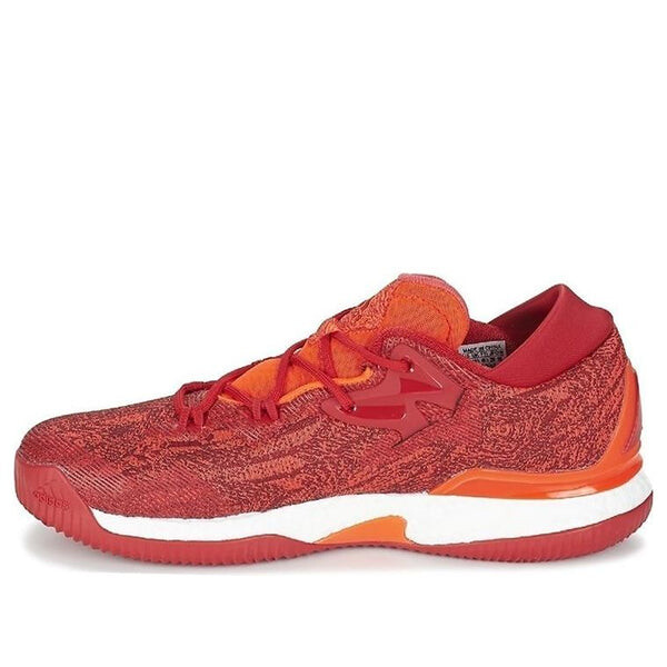 

Кроссовки crazylight boost low 2016 Adidas, красный