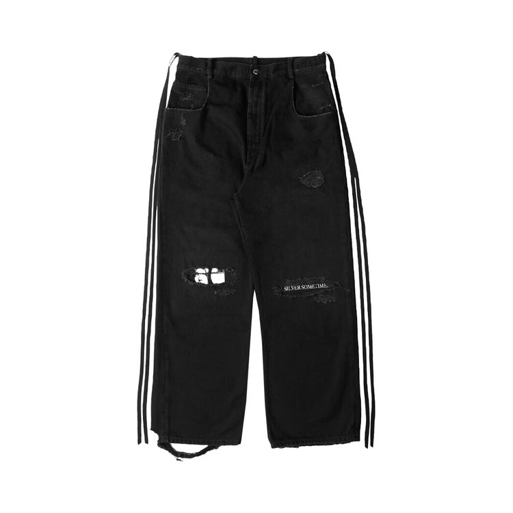 

Брюки Ann Demeulemeester Olan 5-Pocket High Comfort Trousers 'Black', черный