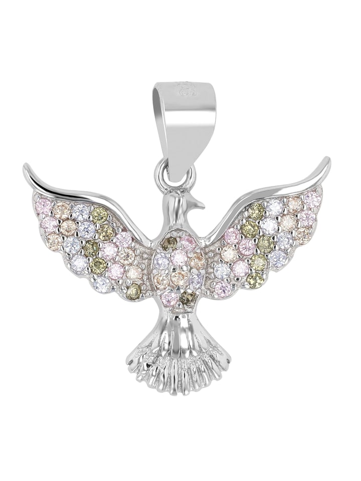 

Adeliás Женский кулон из серебра 925 пробы с кубическим цирконием в серебряной оправе