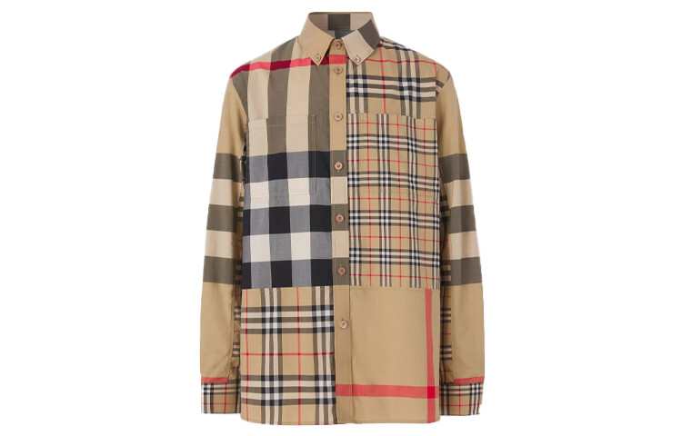 

Мужская рубашка Burberry, цвет Archive Beige