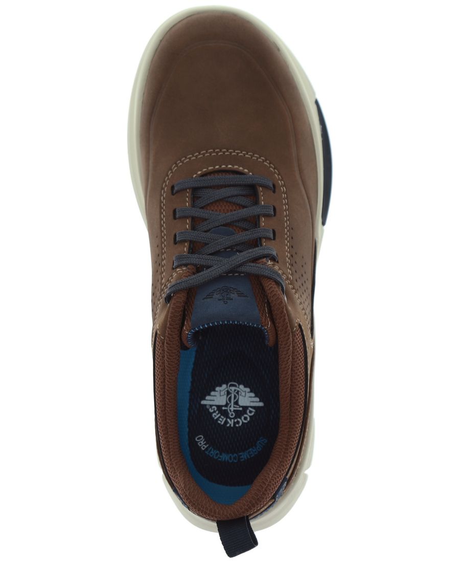 Мужские повседневные кроссовки Pivot Active Rebound на шнуровке Dockers, Dark Tan — фото 4