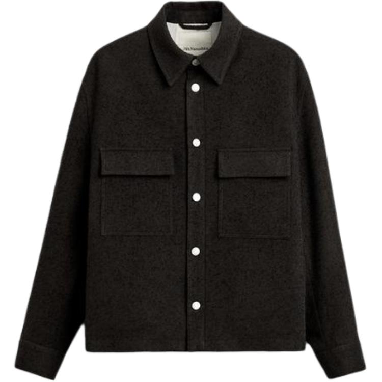 

ZARA Мужской кашемировый свитер Nanushka X Nanushka, коричневый, коллаборация