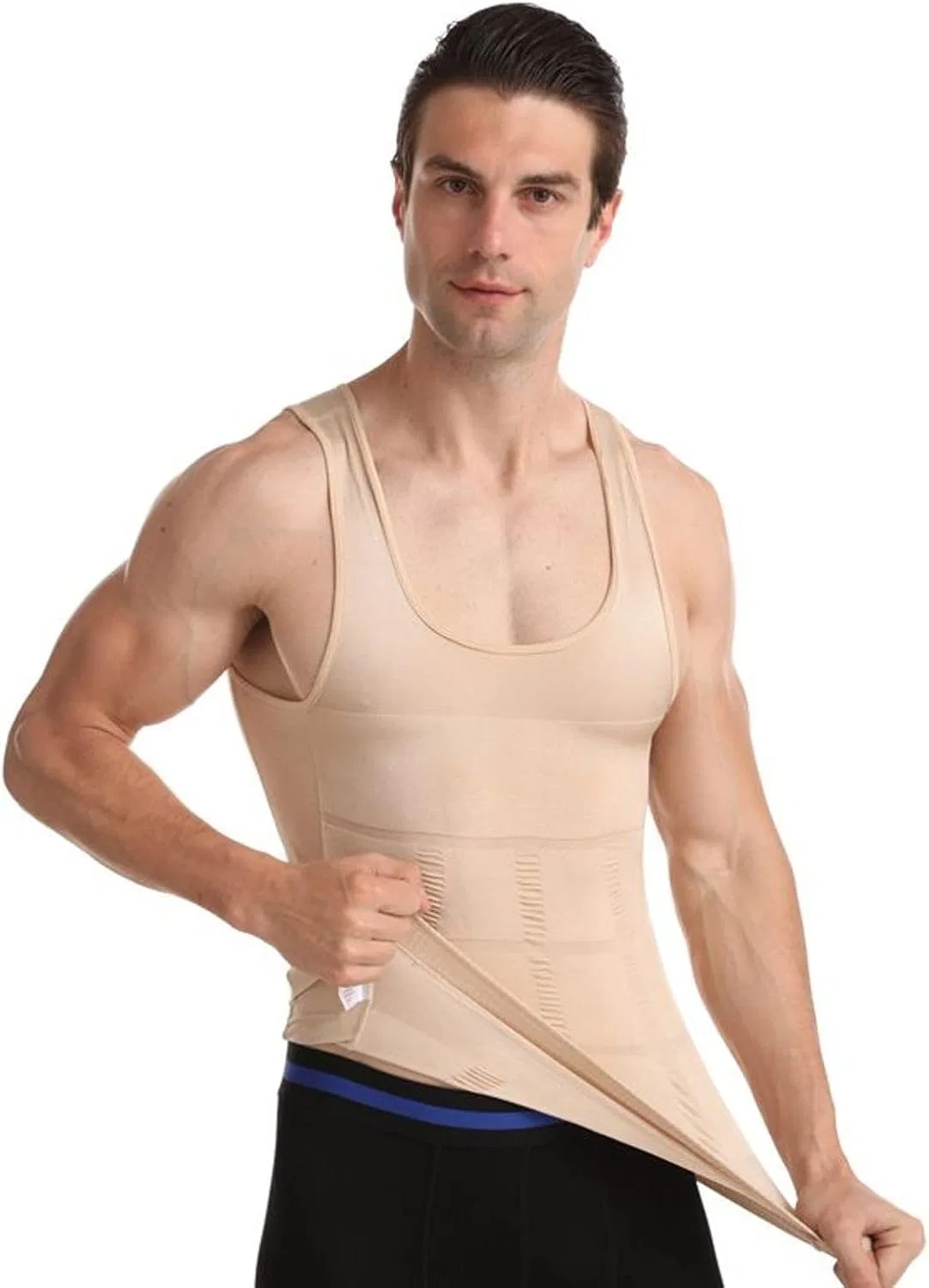 Shapewear для мужчин, утягивающий жилет, Nude — фото 2