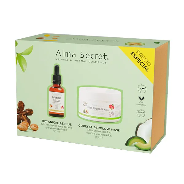 

Правила ухода за вьющимися волосами Pack Curly Alma Secret, 1 UD