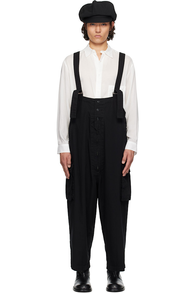 

Скандальные рабочие комбинезоны Oxford Yohji Yamamoto, черный