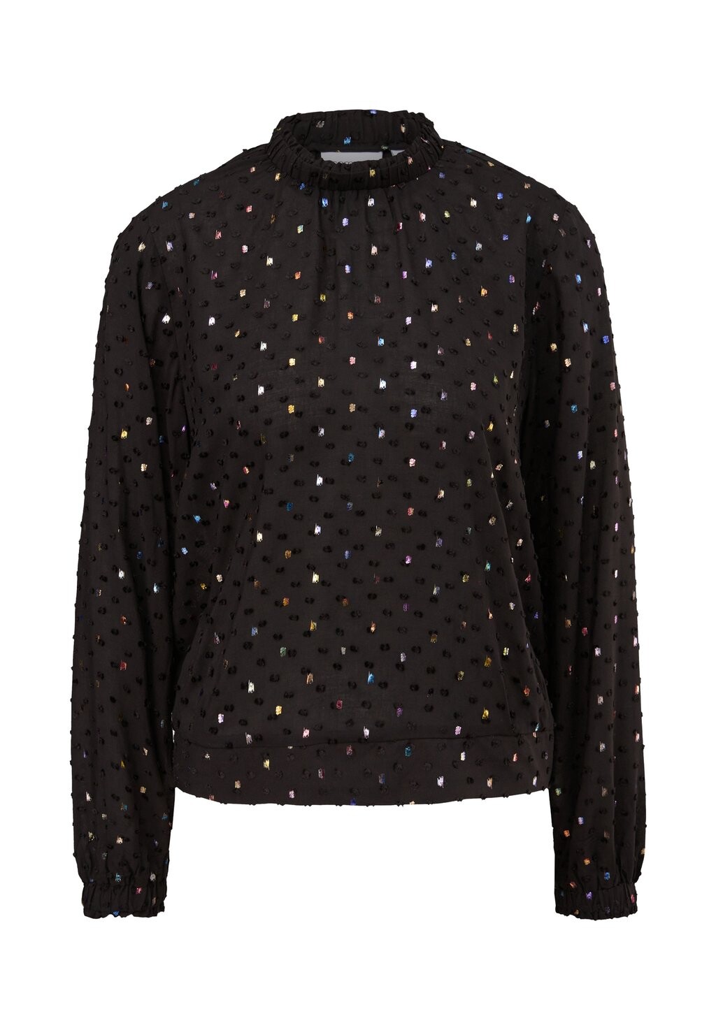 

Блузка MIT EFFEKTPRINT comma casual identity, цвет schwarz