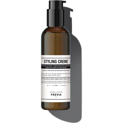 

PREVIA Anti Frizz Leave-In Cream Стайлинг-крем для вьющихся волос с экстрактом абрикоса, 6,7 унций