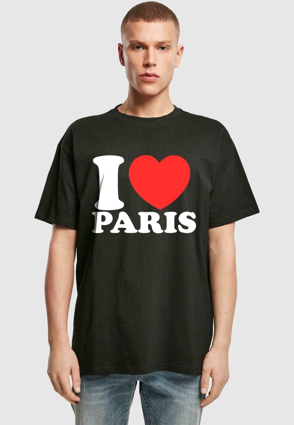 

Футболка с принтом I HEART PARIS HEAVY Merchcode, черный
