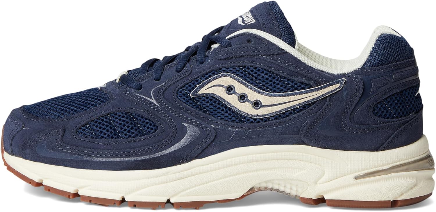Кроссовки Saucony Grid Jazz 9 (унисекс для взрослых), слоновая кость/темно-синий — фото 4