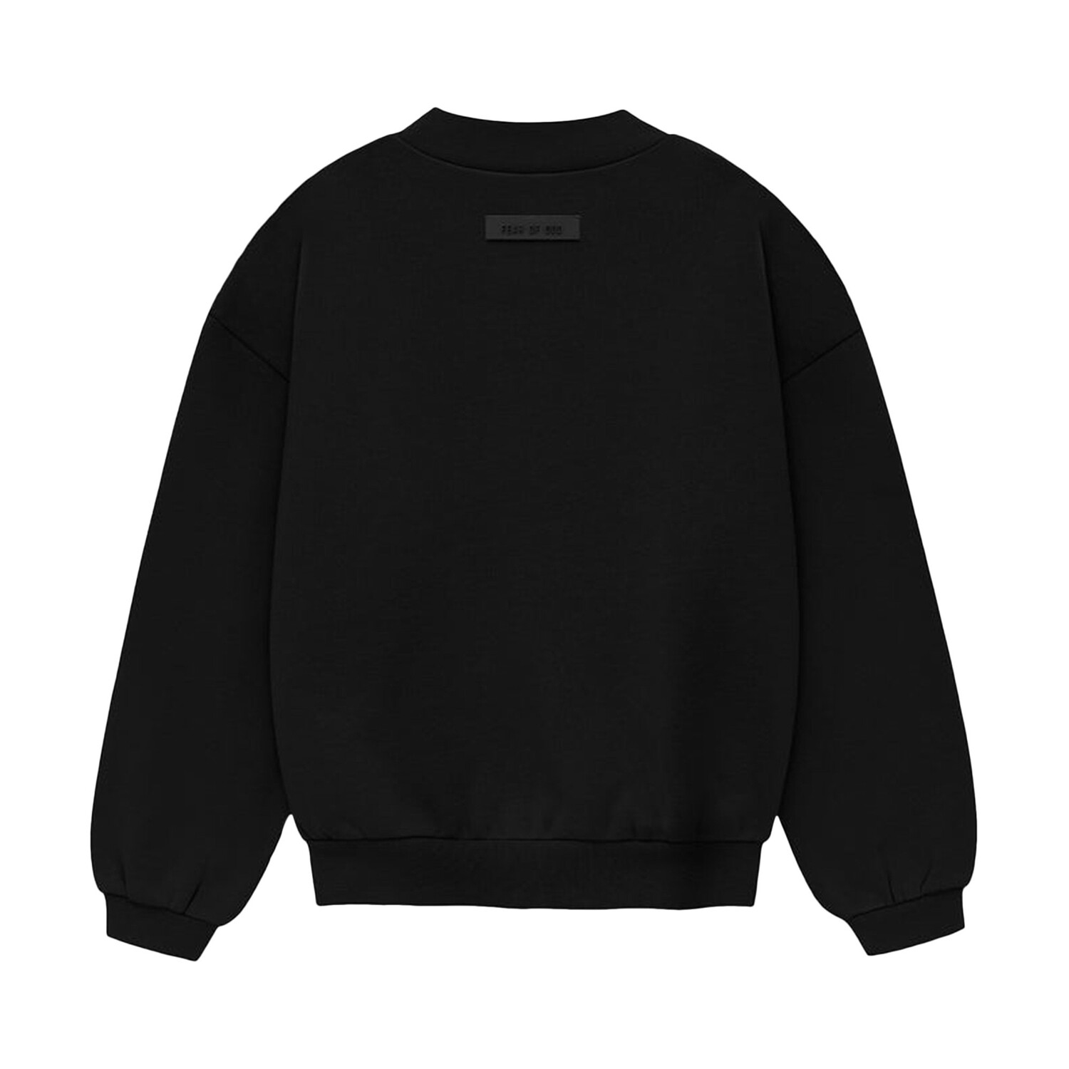 Детский круглый вырез Fear of God Essentials, цвет угольно-черный — фото 2