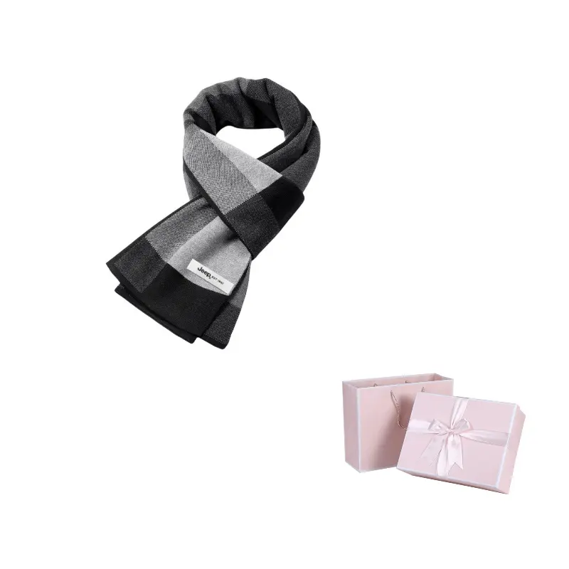 

Вязаный шарф Unisex Jeep, черный