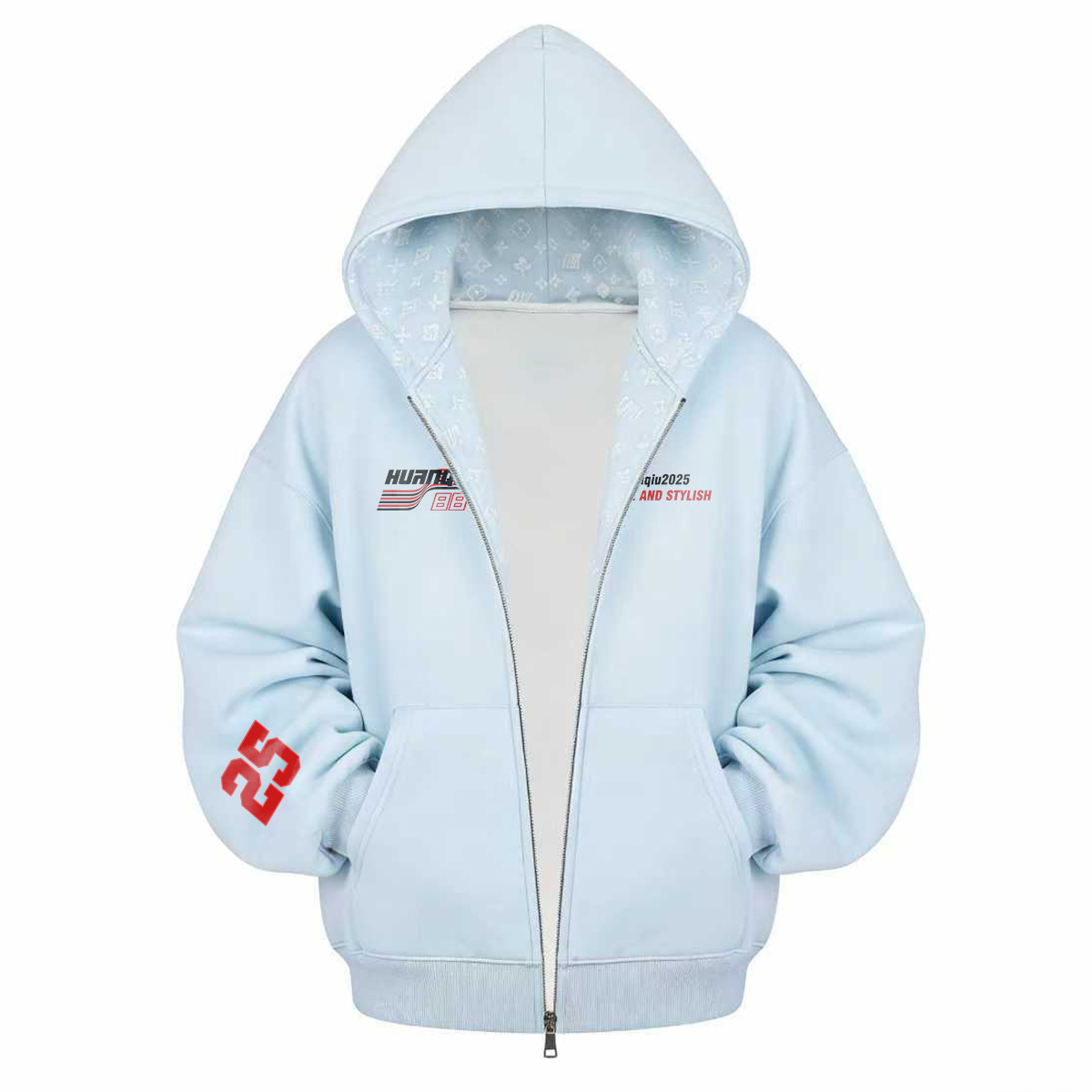 

Толстовка Unisex Hooded Thickened Cardigan HUANQIU, синий