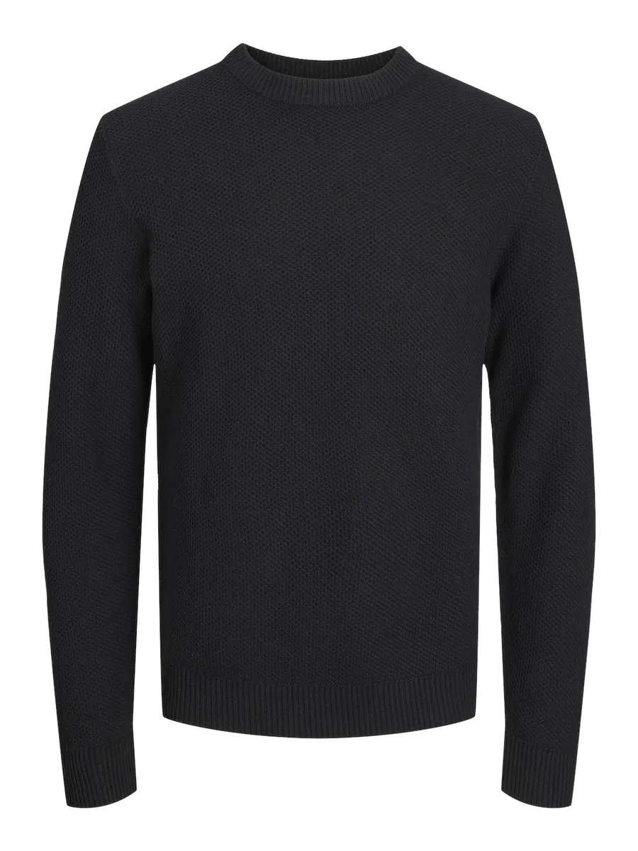 

Вязаный свитер Jack & Jones "JORBRODY KNIT CREW NECK BF", черный