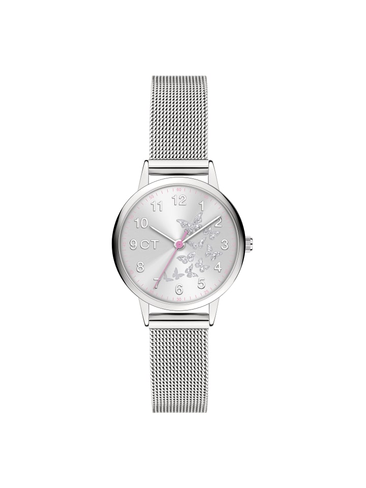 

Cool Time Часы Cool Mesh Silver Butterfly в серебристом цвете