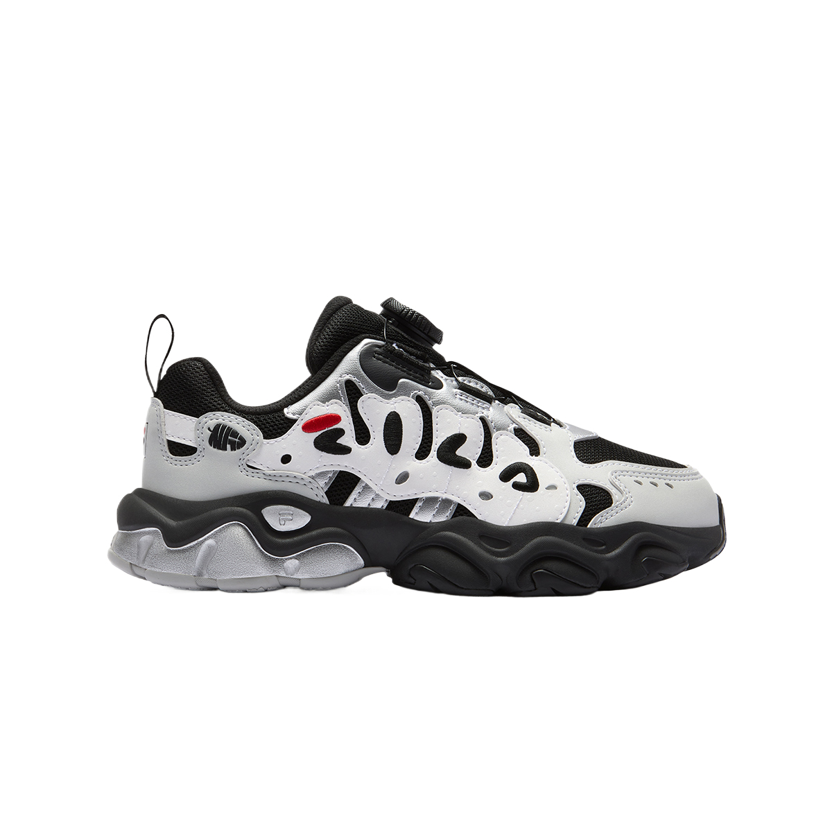 FILA KIDS Низкие детские беговые кроссовки black/yellow dull gray для подростков — фото 2