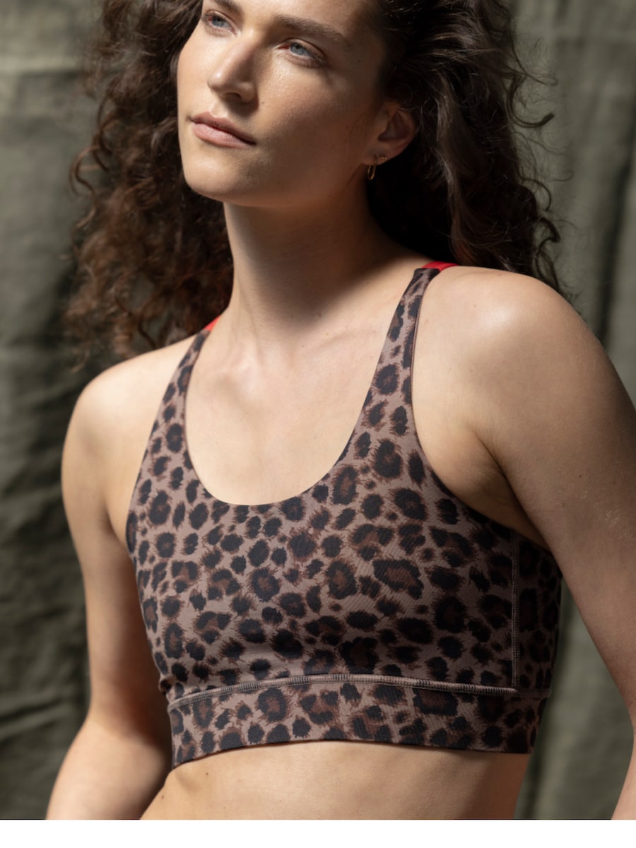 

Спортивный бюстгальтер-бралетт Hey Honey, темно-коричневый