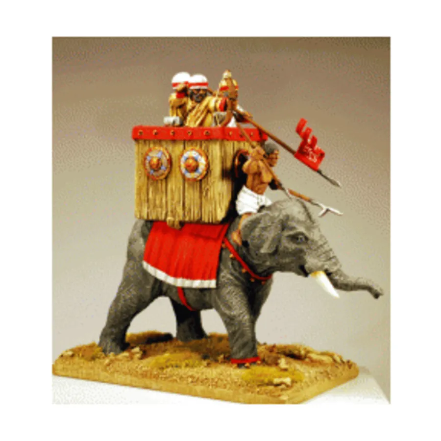 

Сасанидский слон — голова вверх, Gripping Beast Miniatures - Late Romans, Huns & Sussanid Persians (28mm)