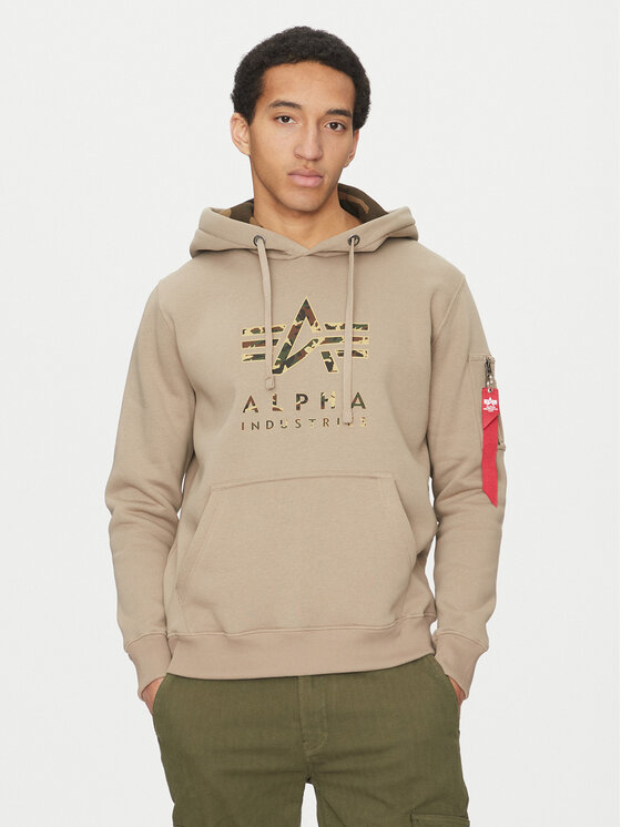 

Толстовка обычного кроя Camo Tpu 146337 Alpha Industries, бежевый