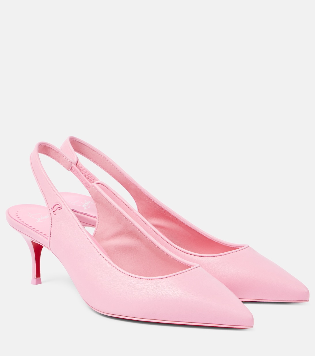 Спортивные кожаные туфли Sporty Kate 55 на ремешке Christian Louboutin, Calipso