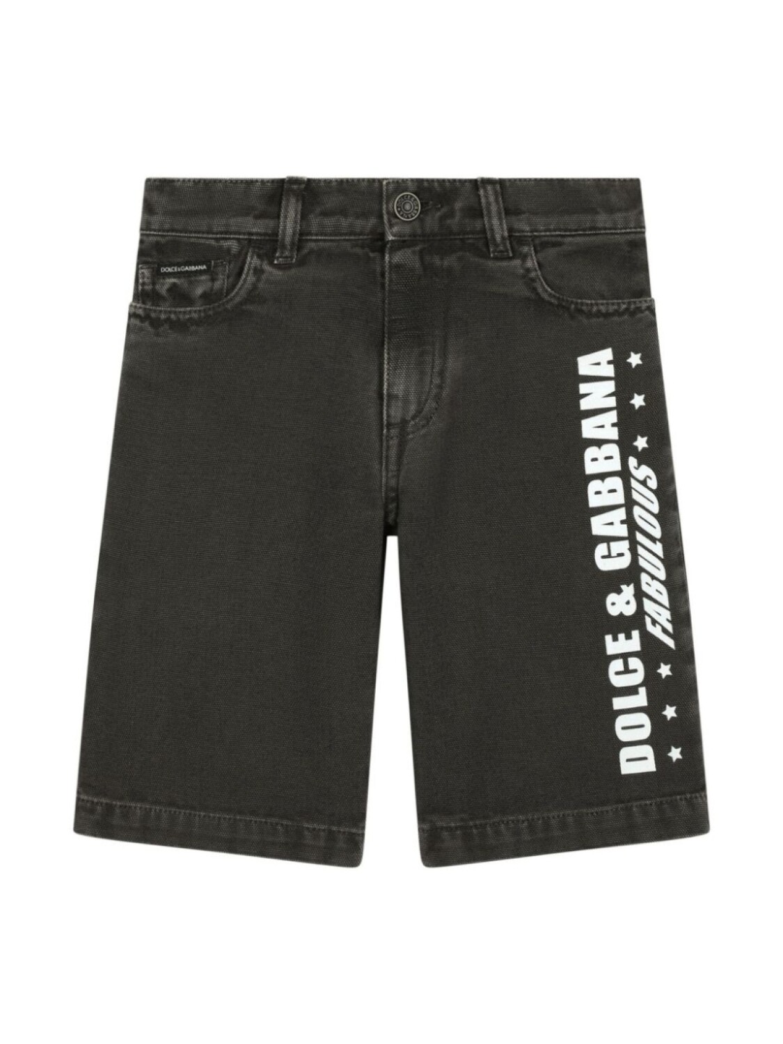 

Dolce & Gabbana джинсовые шорты с логотипом, черный