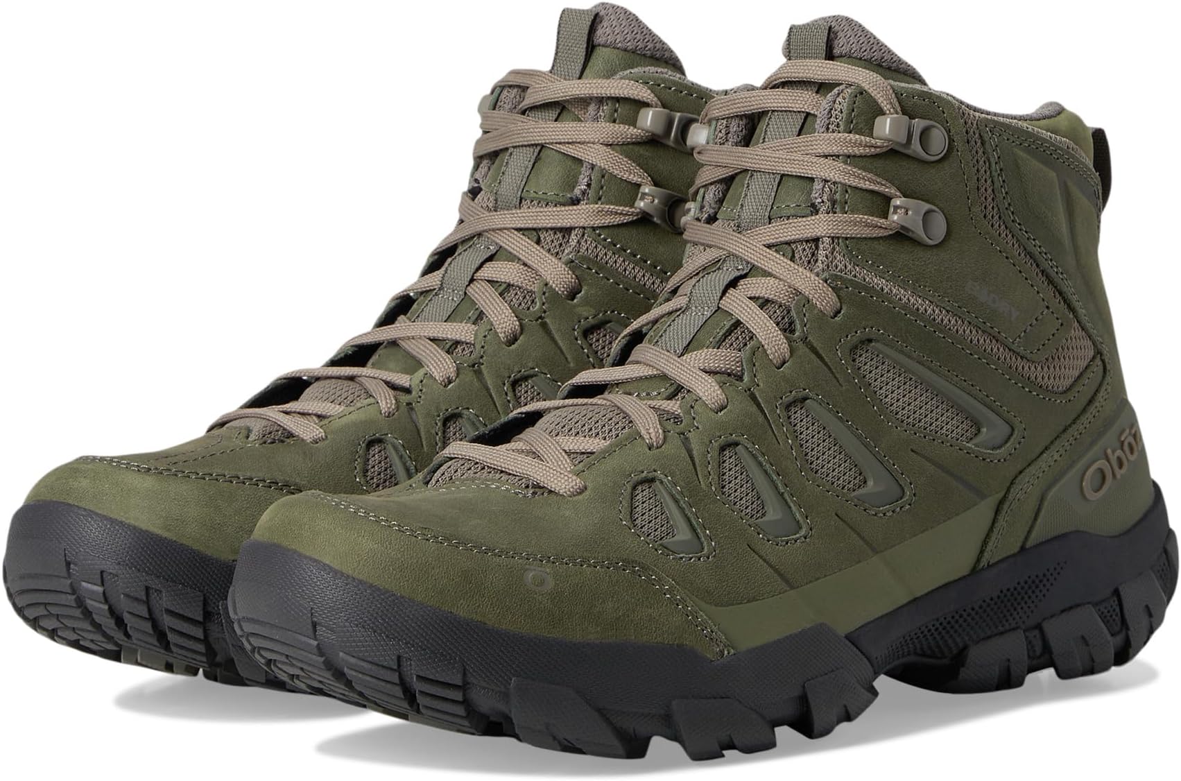 

Походные ботинки Oboz Sawtooth X Mid B-DRY, цвет Olive Branch