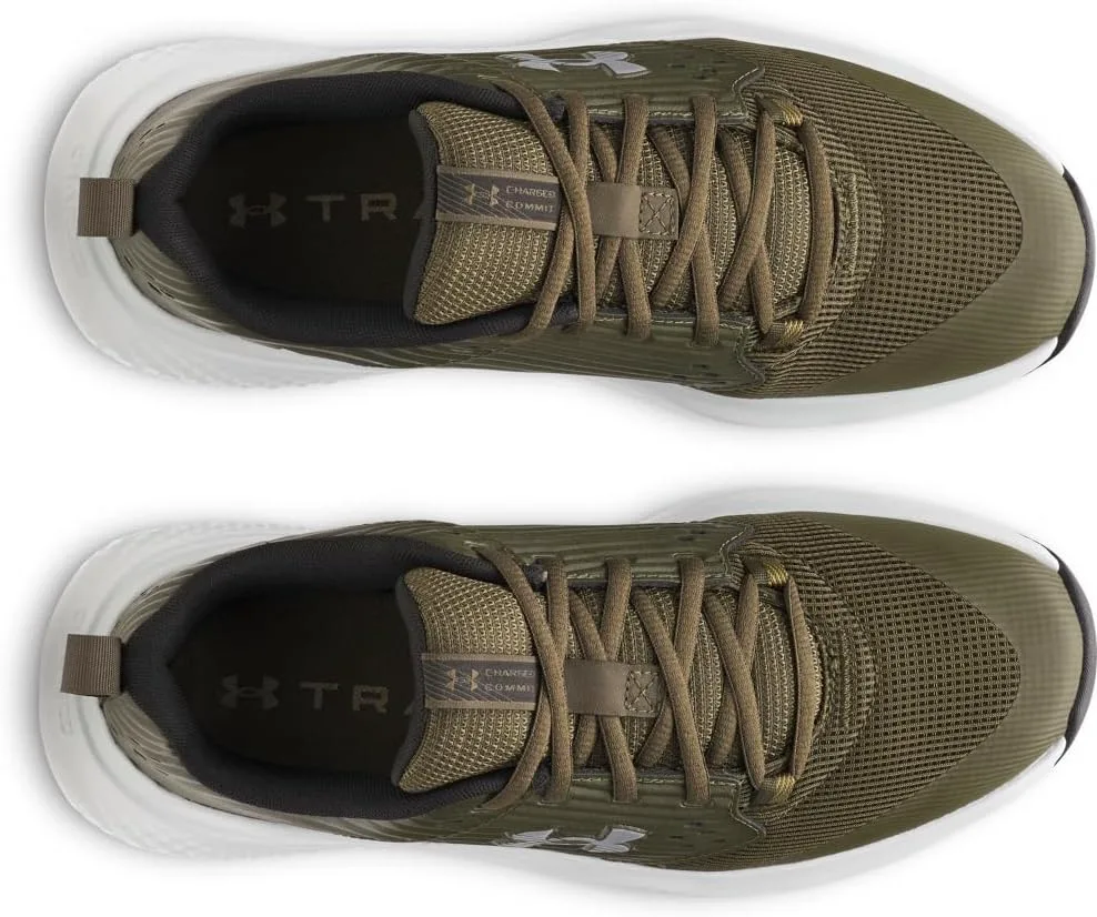 Кроссовки для мужчин Under Armour Charged Commit Trainer 4, зеленый/серый — фото 4