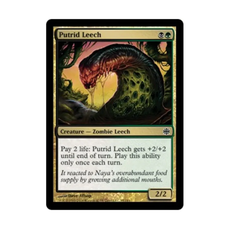 

CCG Гнилая пиявка (С) (Фольга), MTG - Alara Reborn
